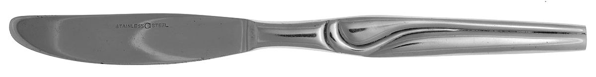 UNF496 (Stainless) Modern Solid Knife by Unknown Mfg Silver-1