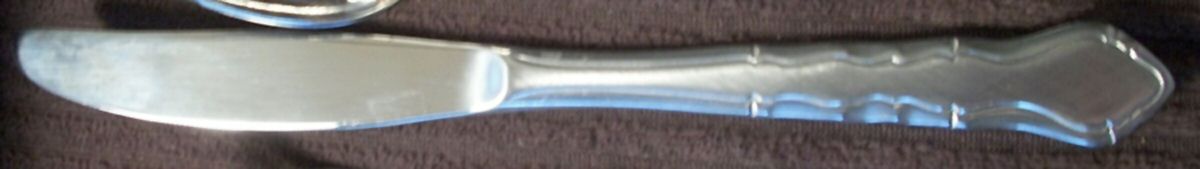 UNF497 (Stainless) Modern Solid Knife by Unknown Mfg Silver-1