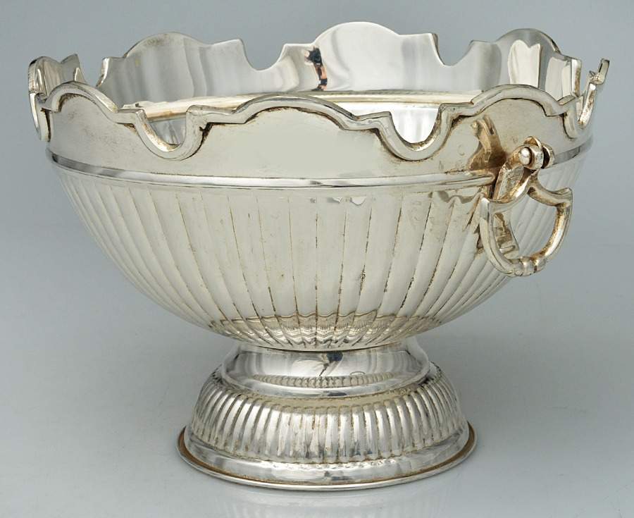 Silverplate Hollowware 8" Centerpiece/Fruit Stand by Unknown Manufacturer-1