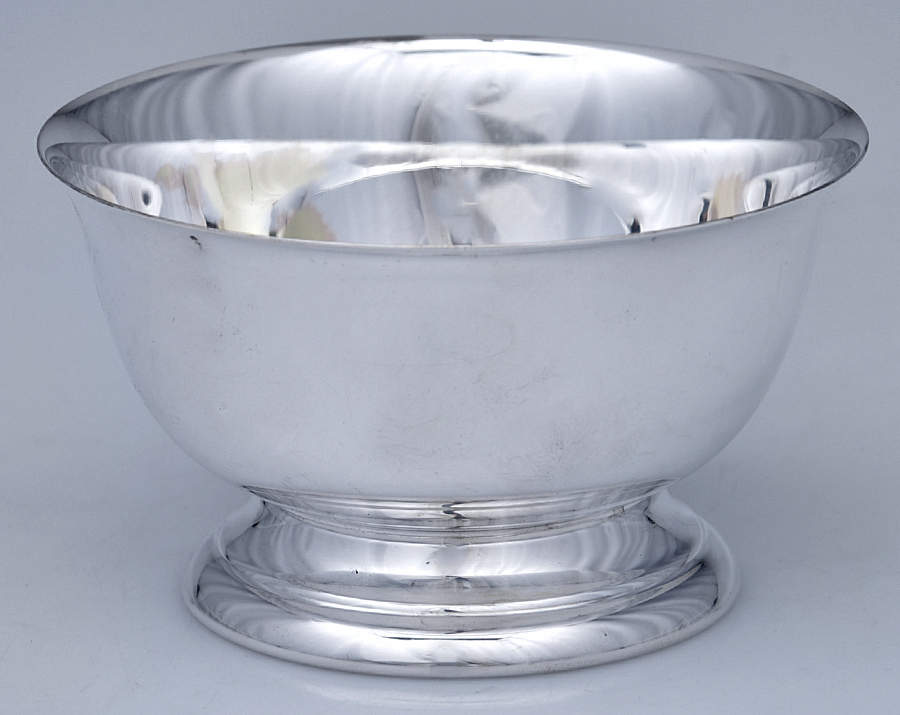 Silverplate Hollowware 4" Paul Revere Bowl by Unknown Manufacturer-1