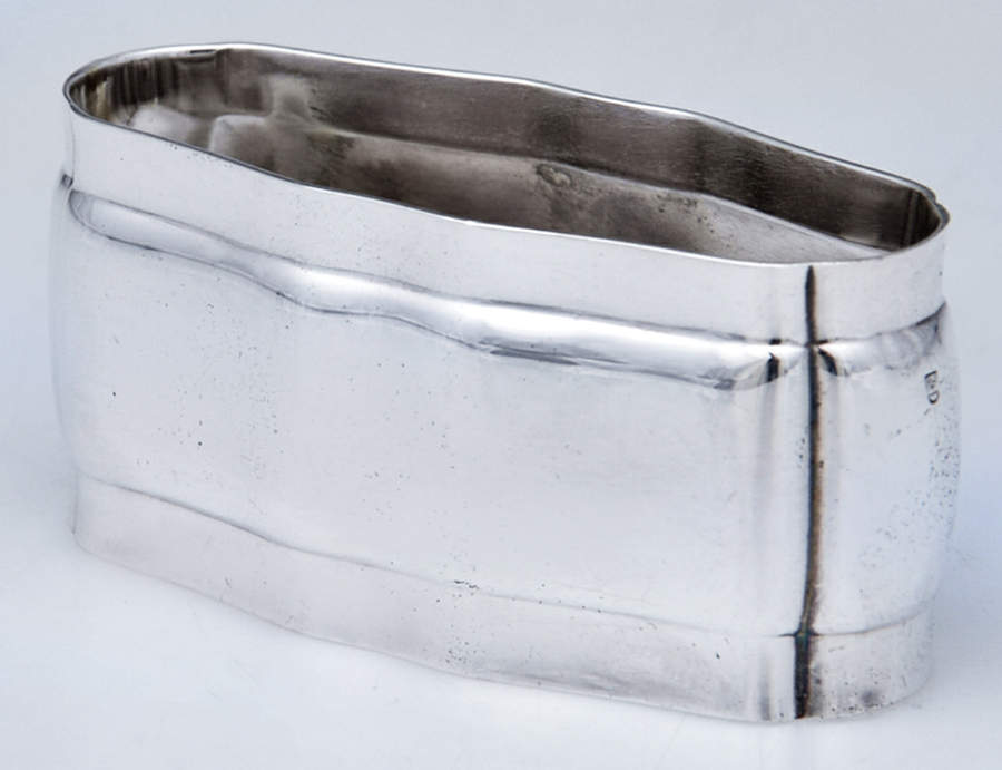 Silverplate Hollowware Oblong Napkin Ring by Unknown Manufacturer-1