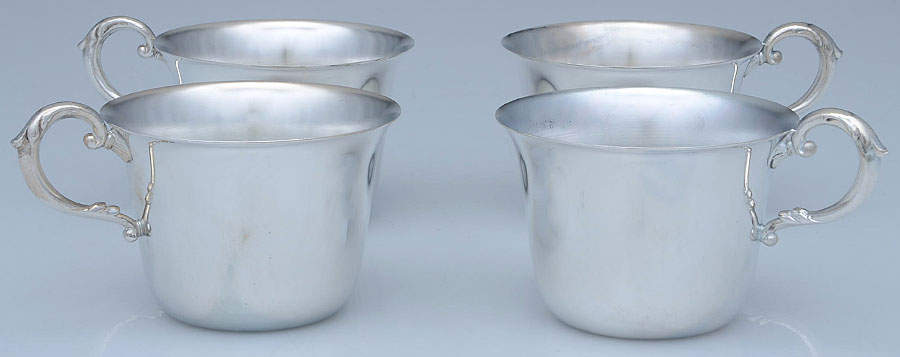 Silverplate Hollowware Punch Cup - Set of 4 by Unknown Manufacturer-1