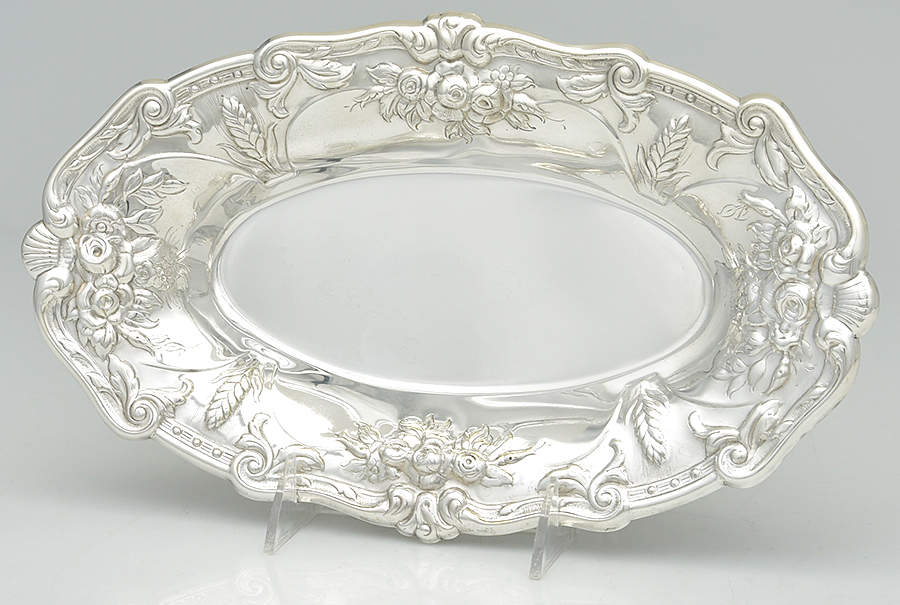 Silverplate Hollowware 12" Bread Tray by Unknown Manufacturer-1
