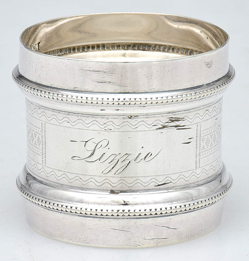 Silverplate Hollowware Silverplate Napkin Ring by Unknown Manufacturer-1