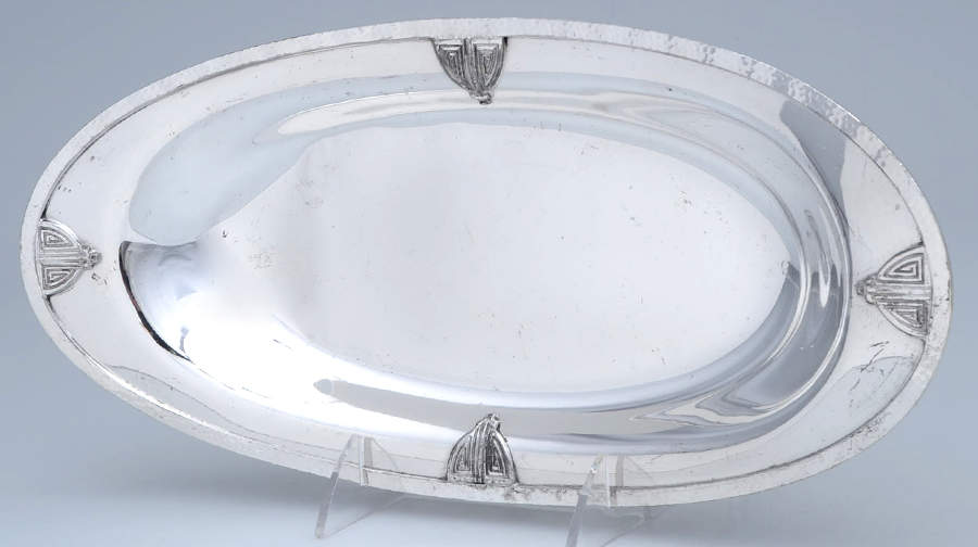 Silverplate Hollowware 13" Bread Tray by Unknown Manufacturer-1