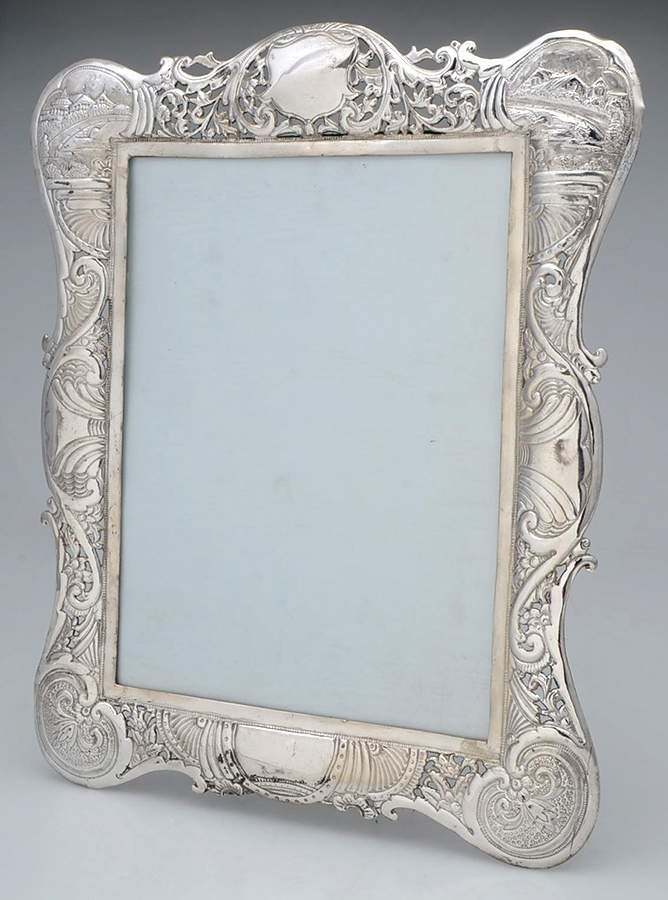 Silverplate Hollowware Square Picture Frame by Unknown Manufacturer-1