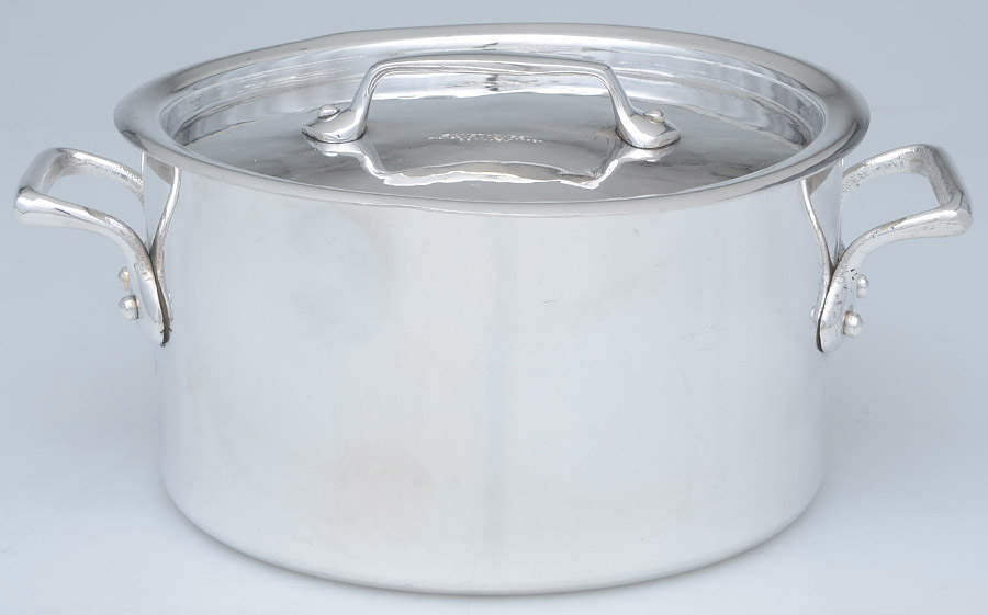 Denmark Silverplate Hollowware 2 Quart Saucepan & Lid by Unknown Manufacturer-1