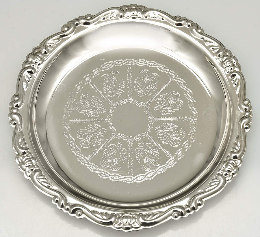 Silverplate Hollowware Coaster by Unknown Manufacturer-1