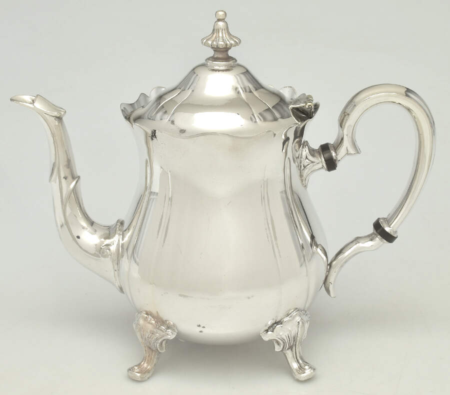 Silverplate Hollowware Tea Pot by Unknown Manufacturer-1