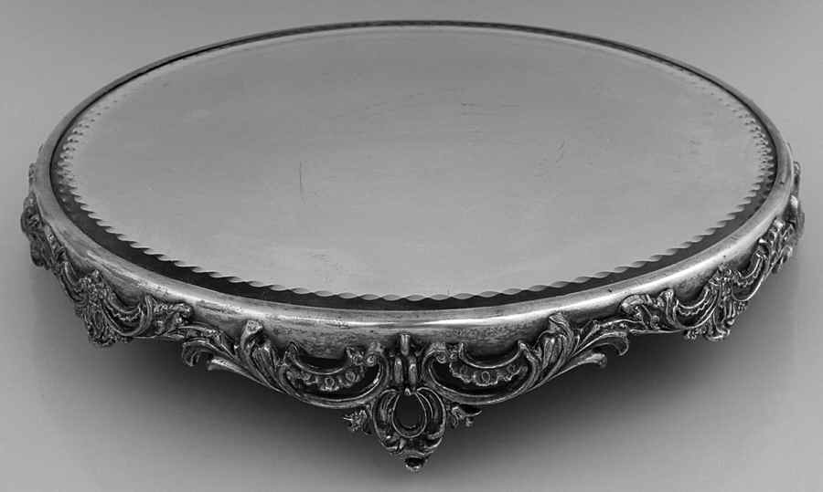 Silverplate Hollowware Plateau by Unknown Manufacturer-1