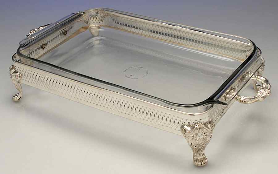Silverplate Hollowware Plated Buffet Server with Liner by Unknown Manufacturer-1
