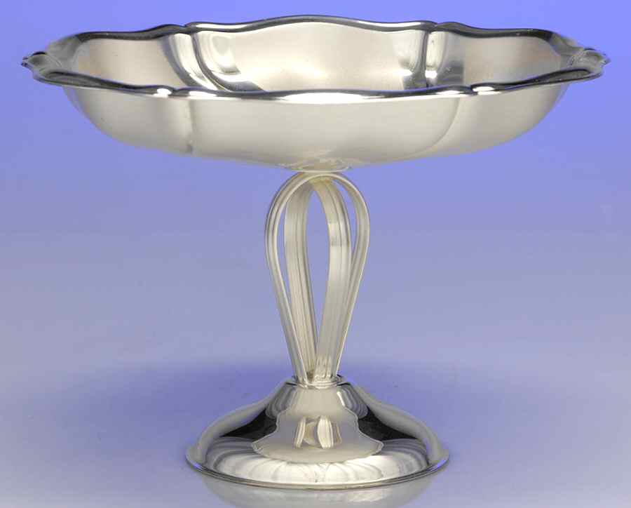 Silverplate Hollowware Round Compote (Height X Width) by Unknown Manufacturer-1
