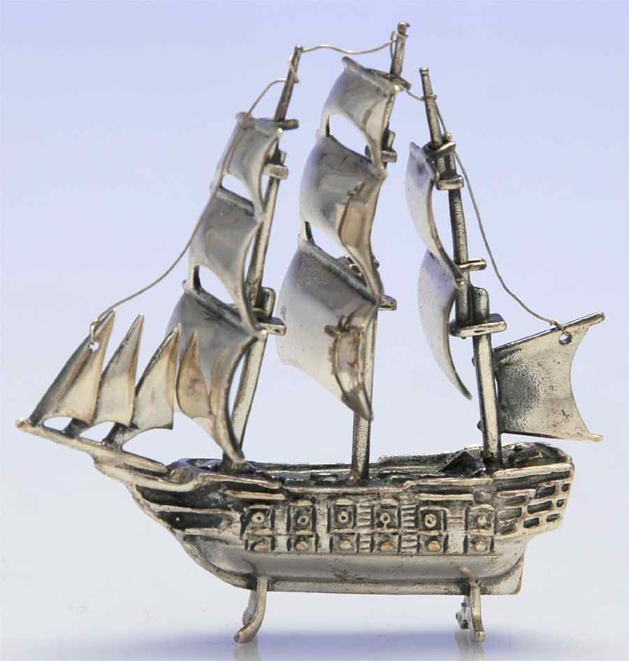 Silverplate Hollowware Figurine by Unknown Manufacturer-1