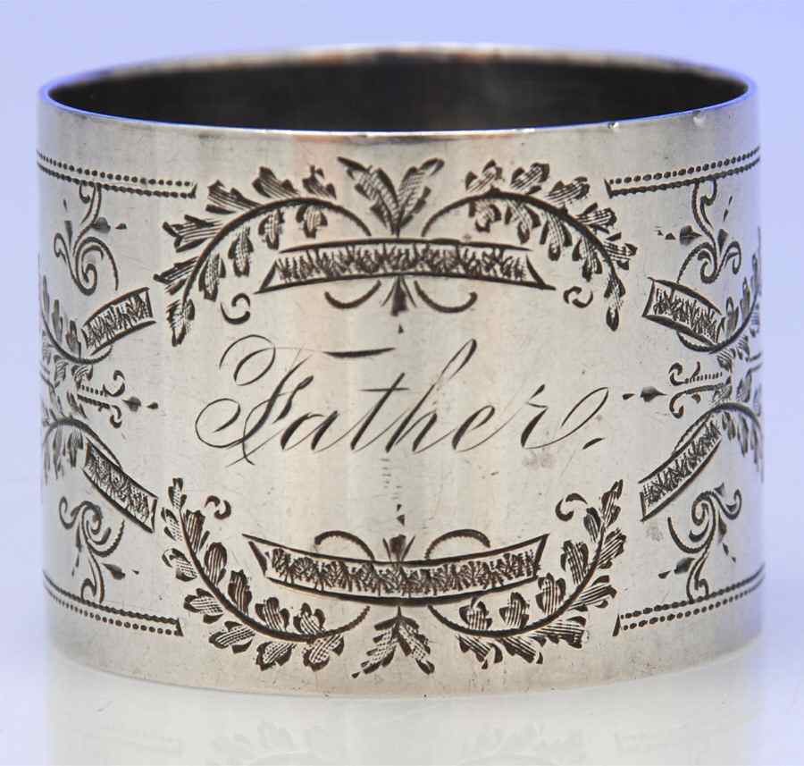 Silverplate Hollowware Napkin Ring by Unknown Manufacturer-1