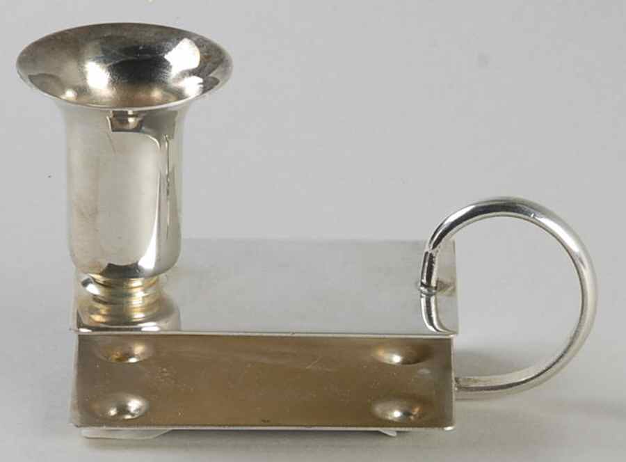 Silverplate Hollowware Silverplate Chamberstick by Unknown Manufacturer-1