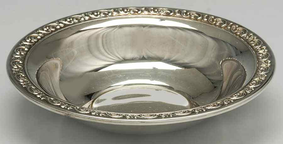 Silverplate Hollowware 6" Bon Bon Bowl by Unknown Manufacturer-1