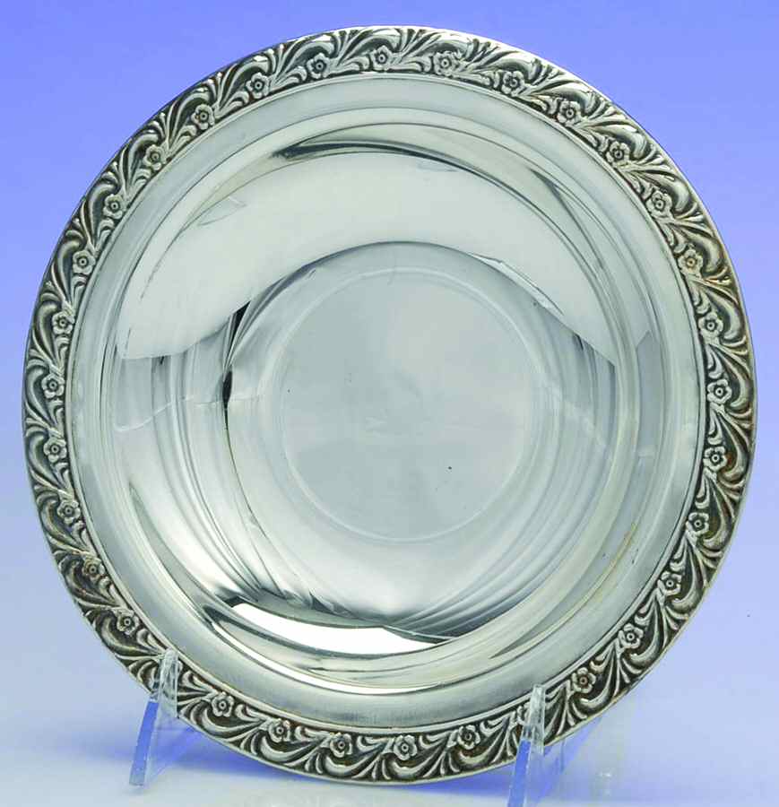 Silverplate Hollowware 7" Bon Bon Bowl by Unknown Manufacturer-1