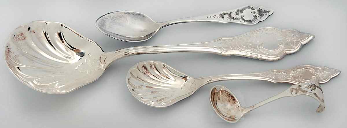 Silverplate Hollowware 4-Piece Hostess Set by Unknown Manufacturer-1