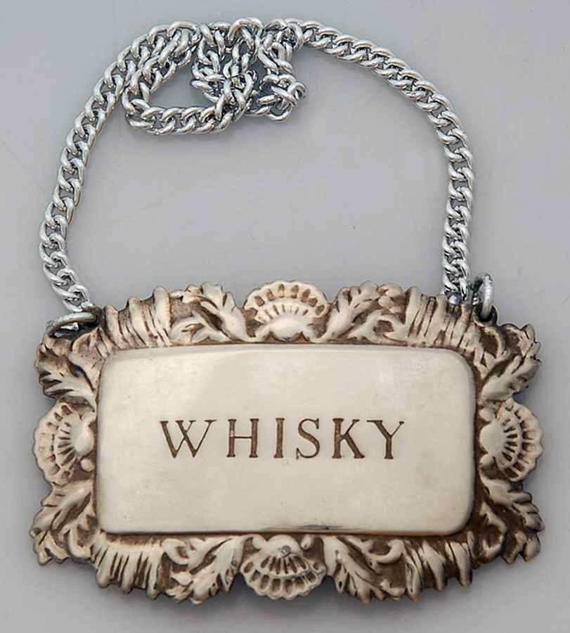 Silverplate Hollowware Decanter Label by Unknown Manufacturer-1