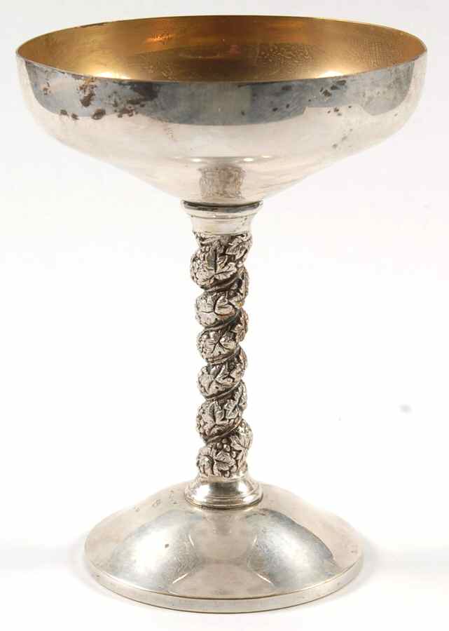 Silverplate Hollowware Sherbet & Plastic Liner - Set of 8 by Unknown Manufacturer-1