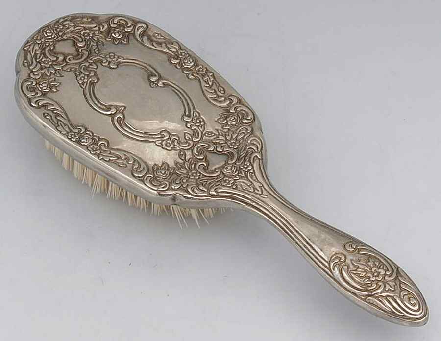Silverplate Hollowware Hair Brush by Unknown Manufacturer-1