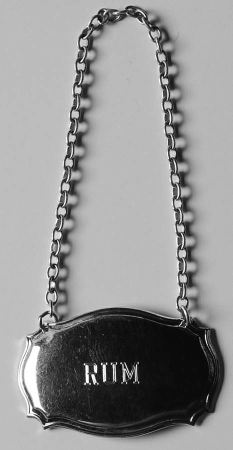 Silverplate Hollowware Decanter Label by Unknown Manufacturer-1