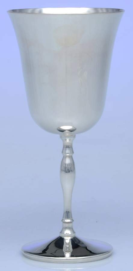 Silverplate Hollowware Water Goblet by Unknown Manufacturer-1