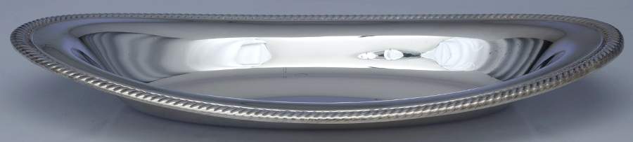 Silverplate Hollowware 12" Bread Tray by Unknown Manufacturer-1