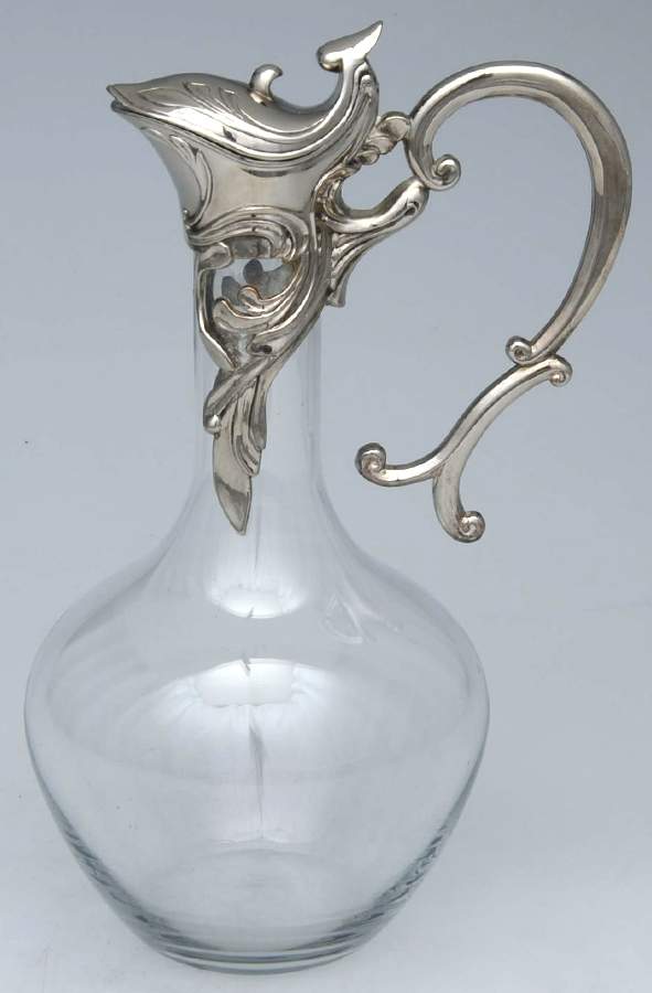 Silverplate Hollowware Water Pitcher with Hinged Lid by Unknown Manufacturer-1