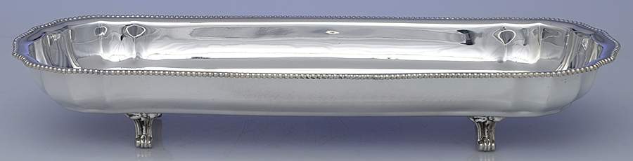 Silverplate Hollowware 12" Celery Tray by Unknown Manufacturer-1