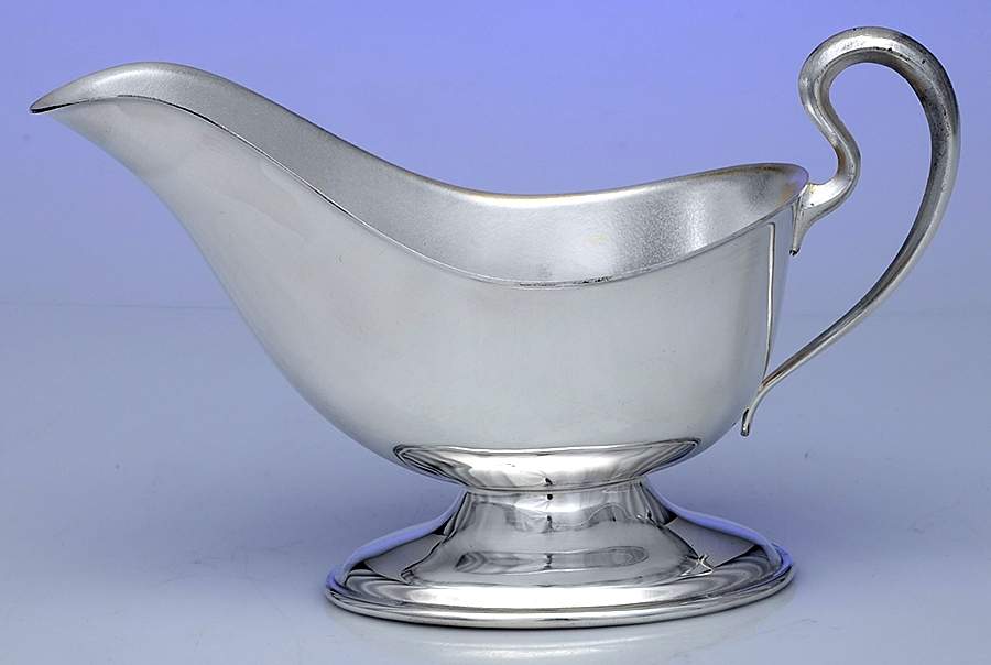 Silverplate Hollowware Gravy Boat by Unknown Manufacturer-1