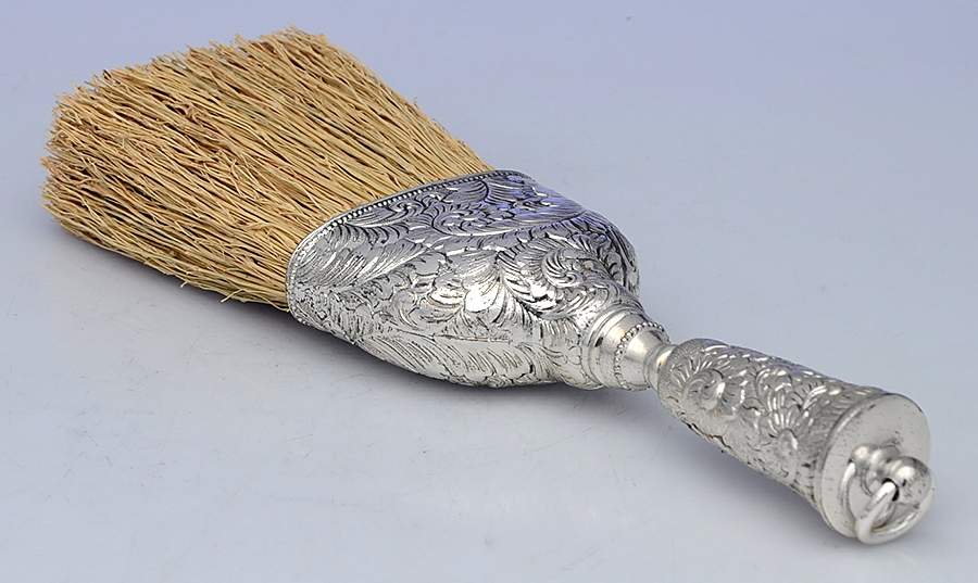 Silverplate Hollowware Whisk Broom by Unknown Manufacturer-1