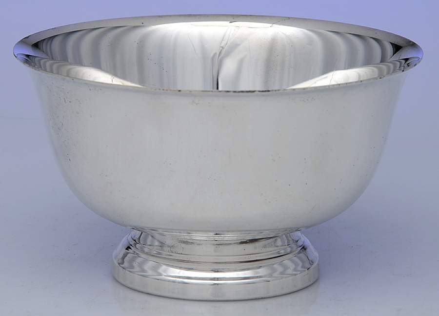 Silverplate Hollowware 6" Paul Revere Bowl by Unknown Manufacturer-1
