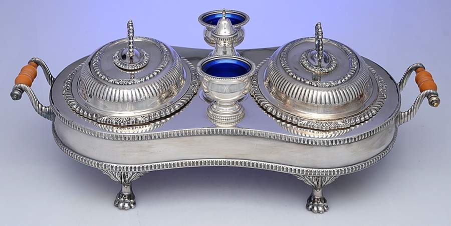 Silverplate Hollowware 6 Pc Buffet Server by Unknown Manufacturer-1