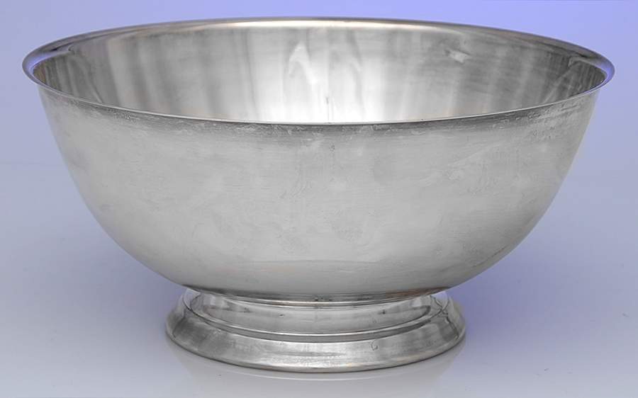 Silverplate Hollowware 10" Paul Revere Bowl by Unknown Manufacturer-1
