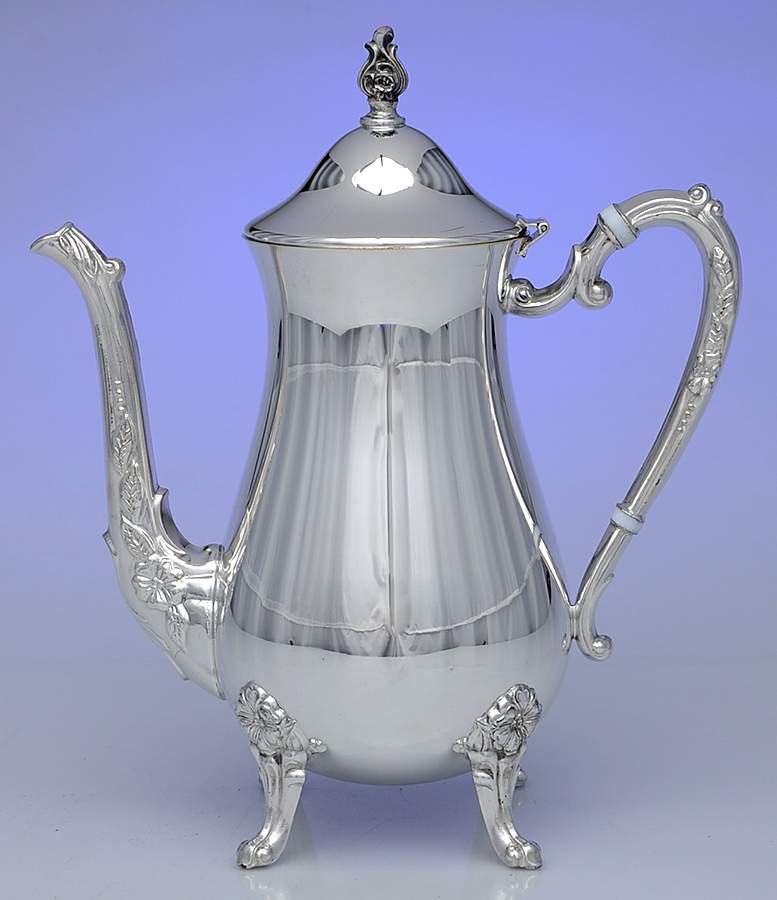 Silverplate Hollowware Coffee Pot by Unknown Manufacturer-1