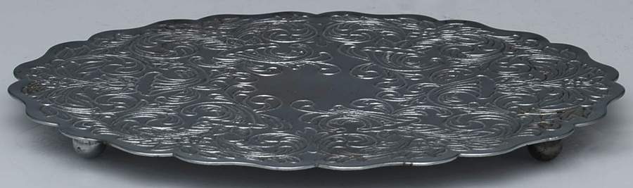 Silverplate Hollowware Trivet by Unknown Manufacturer-1
