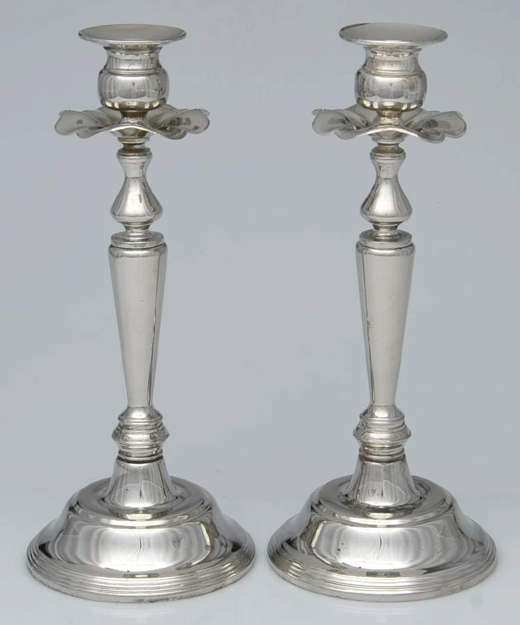 Silverplate Hollowware 3 Pc Candelabra Set (CA3L13 & 2 CNS11) by Unknown Manufacturer-1