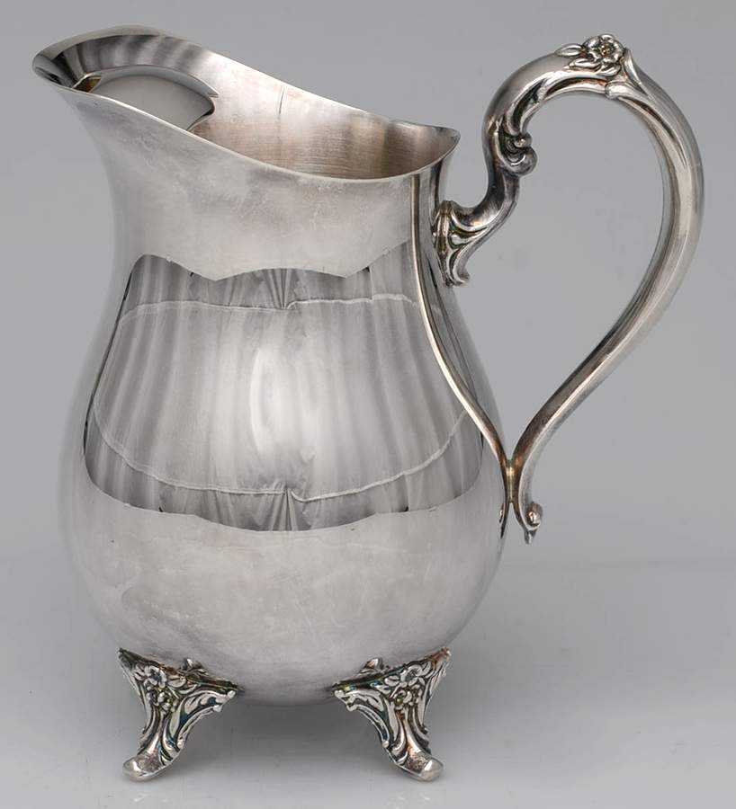 Silverplate Hollowware 56 Oz Water Pitcher by Unknown Manufacturer-1