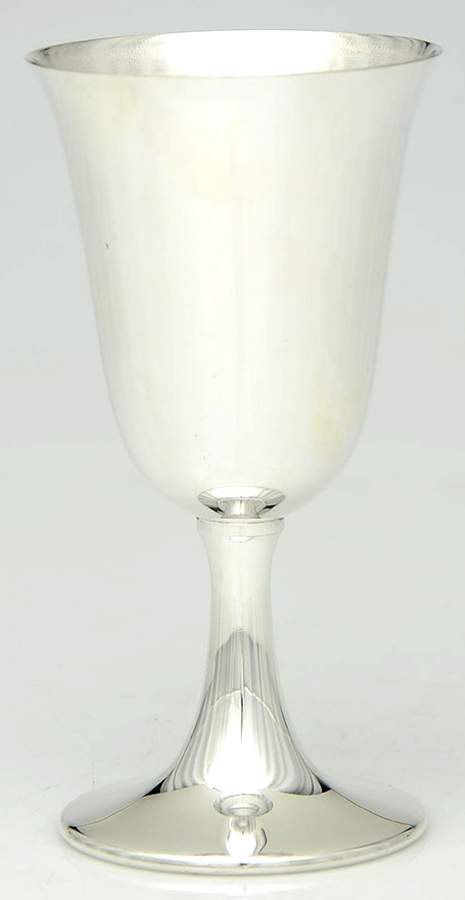 Silverplate Hollowware Water Goblet by Unknown Manufacturer-1