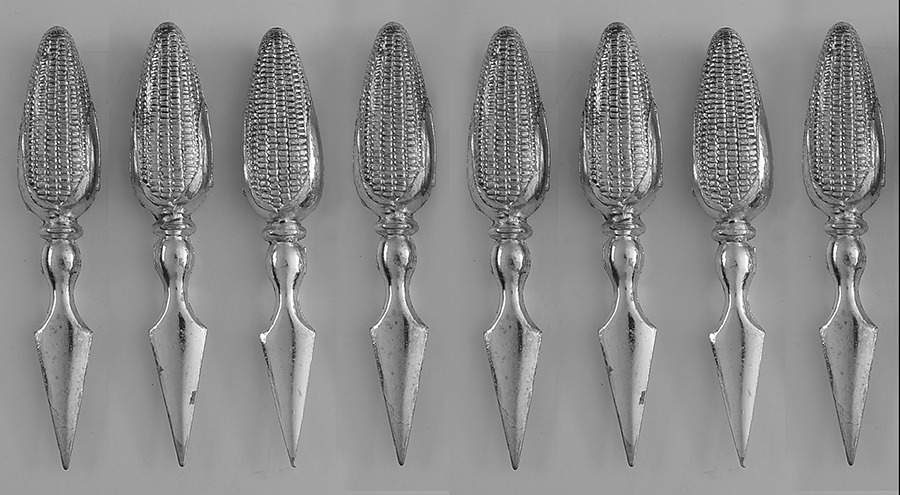 Silverplate Hollowware Corn Spear (Set of 8) by Unknown Manufacturer-1