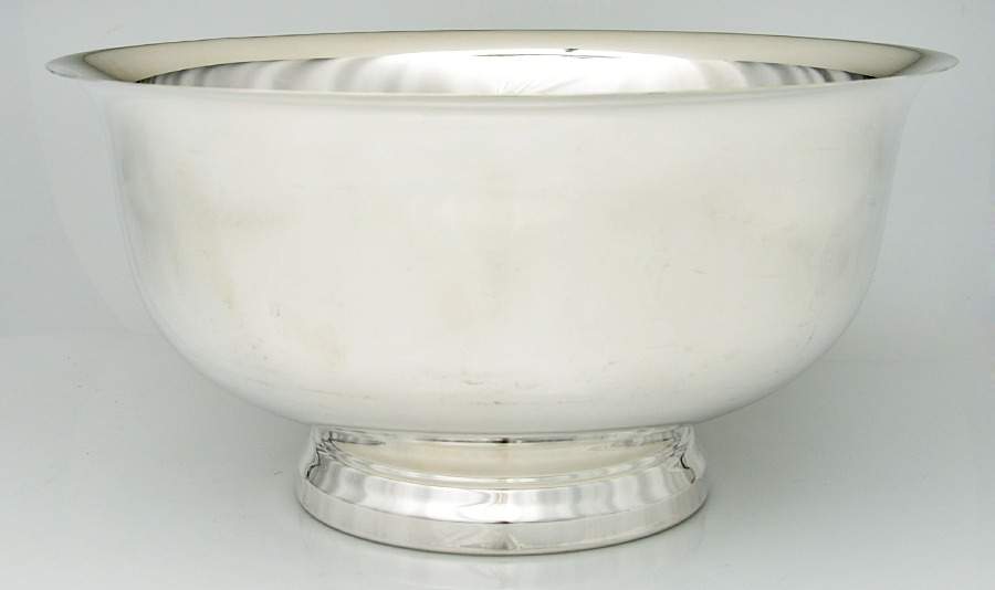 Silverplate Hollowware Punch Bowl by Unknown Manufacturer-1