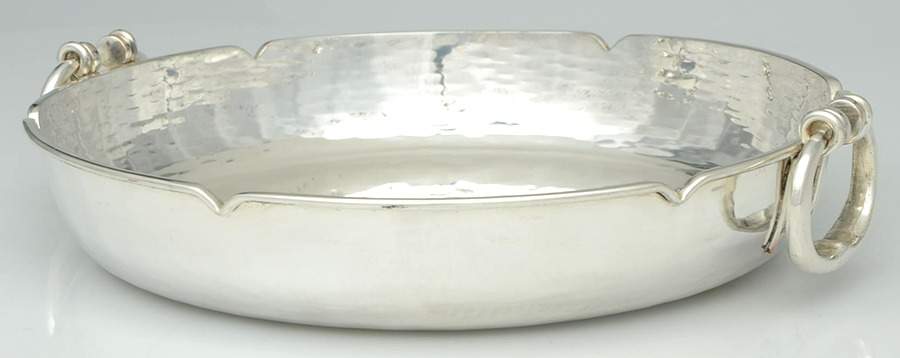 Silverplate Hollowware 11" Round Shallow Bowl by Unknown Manufacturer-1