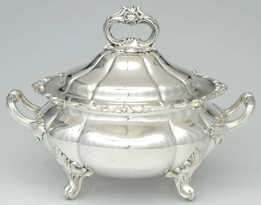 Silverplate Hollowware Soup Tureen by Unknown Manufacturer-1