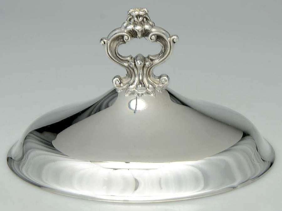 Silverplate Hollowware Casserole-Covered/Round-4qt-Lid by Unknown Manufacturer-1