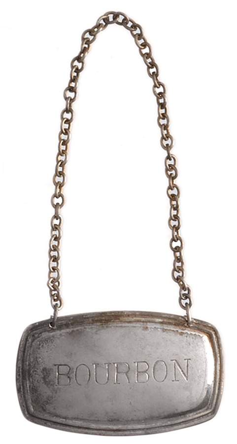 Silverplate Hollowware Decanter Label by Unknown Manufacturer-1