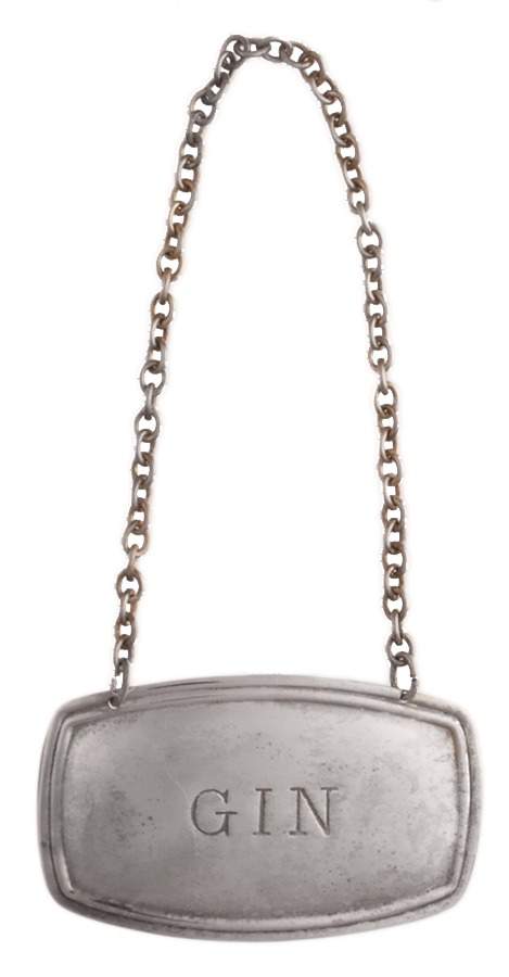 Silverplate Hollowware Decanter Label by Unknown Manufacturer-1