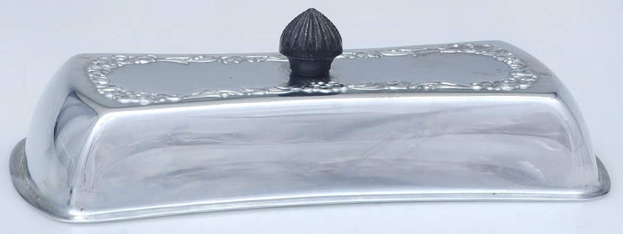 Stainless Hollowware Lid for 1/4 Lb Butter by Unknown Manufacturer-1