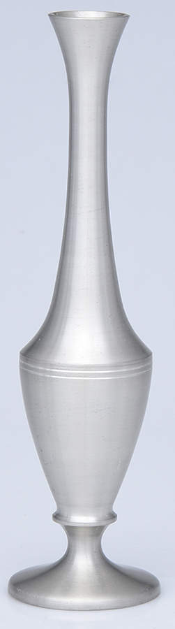 Pewter Hollowware 7" Bud Vase by Unknown Manufacturer-1