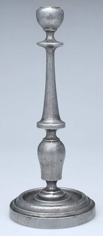 Pewter Hollowware 11" Candlestick by Unknown Manufacturer-1